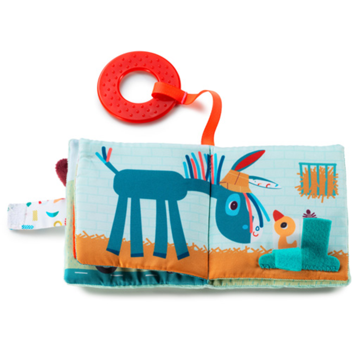 Lilliputiens Stoffen kijk- en speelboek - de boerderij