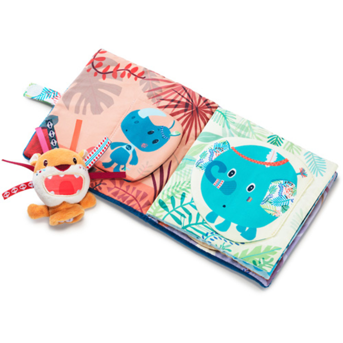 Lilliputiens Stoffen boek - Jack brult