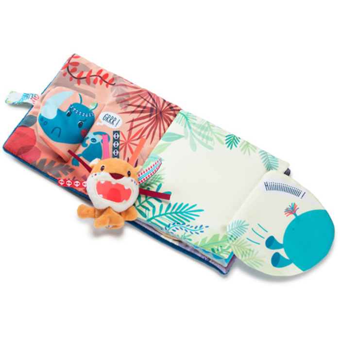 Lilliputiens Stoffen boek - Jack brult