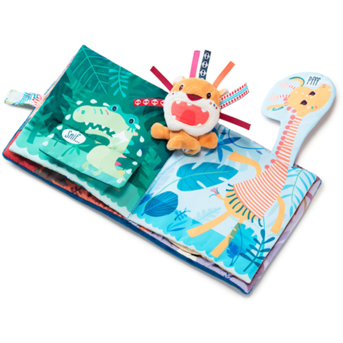 Lilliputiens Stoffen boek - Jack brult