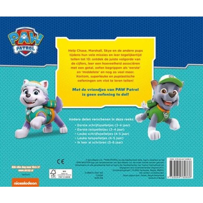Deltas - Paw Patrol Paw Patrol - ik leer al tellen (5-6j.)