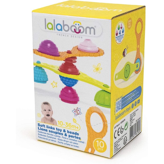 Lalaboom Verbindingen en educatieve kralen (10 stuks)