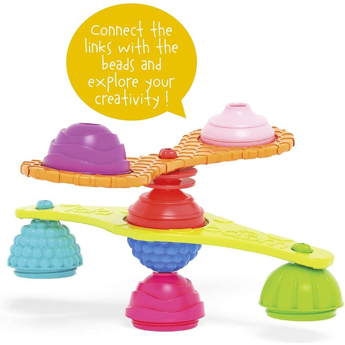 Lalaboom Verbindingen en educatieve kralen (10 stuks)