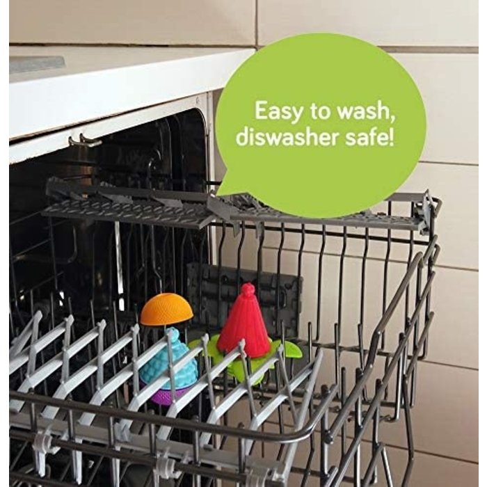 Lalaboom Regenbuis en educatieve kralen ( 7 stuks )