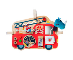 Lilliputiens Houten activiteitenpaneel  - brandweer