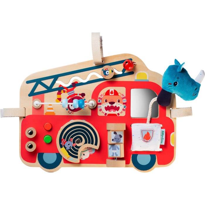 Lilliputiens Houten activiteitenpaneel  - brandweer