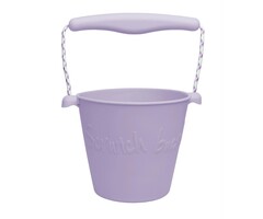 Scrunch Zand en waterspeelgoed - Emmer opvouwbaar - lila