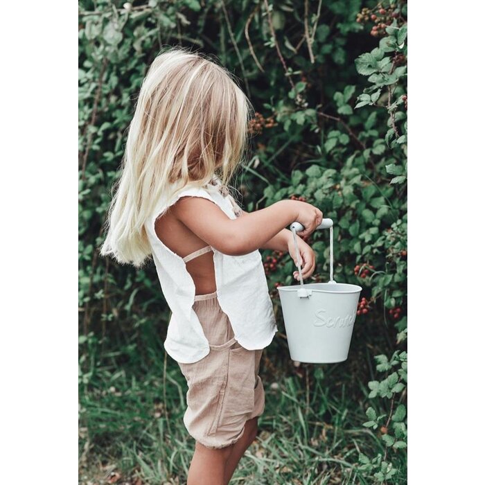 Scrunch Zand en waterspeelgoed - Emmer opvouwbaar - lila