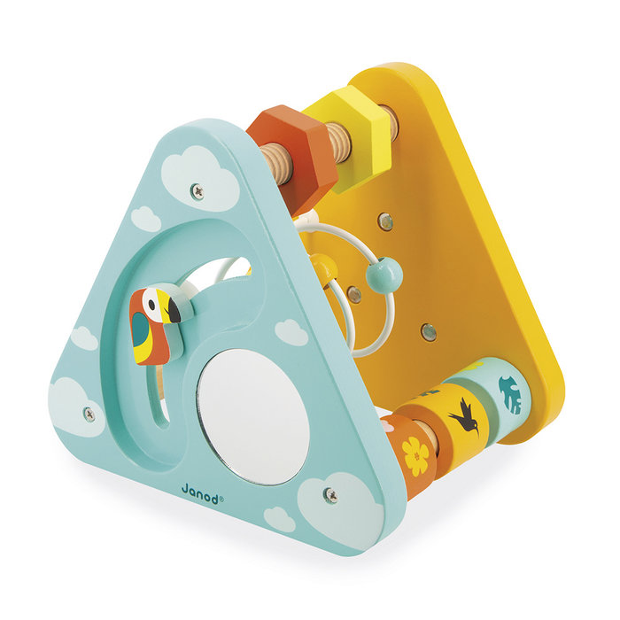 Janod Houten speelgoed - tropic - multi-activiteitendriehoek