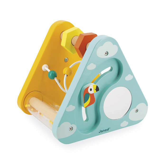Janod Houten speelgoed - tropic - multi-activiteitendriehoek