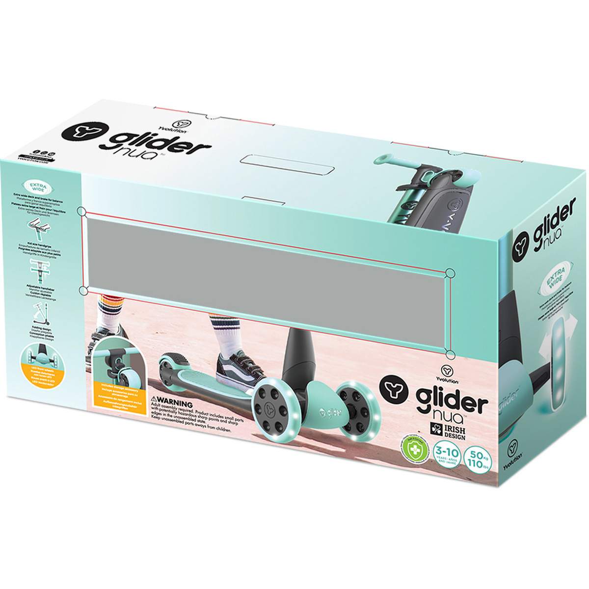Yvolution Y glider Nua Kinderstep (Scooter) - Groen