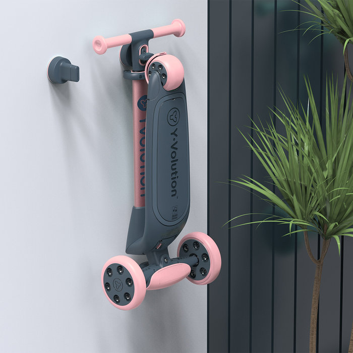 Yvolution Y glider Nua Kinderstep (Scooter) - Roze