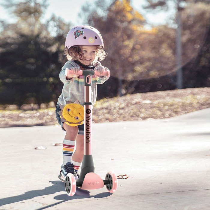Yvolution Y glider Nua Kinderstep (Scooter) - Roze