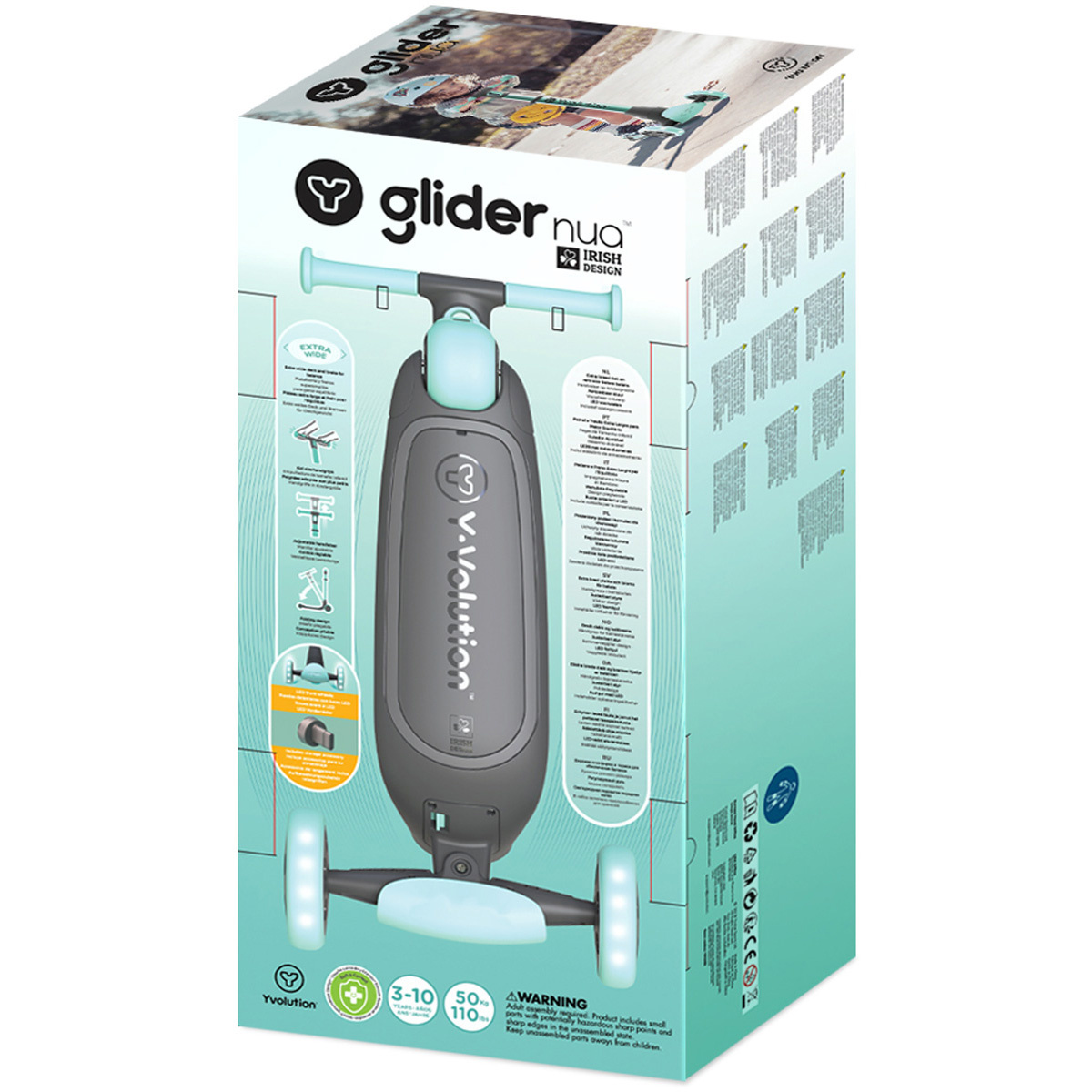 Yvolution Y glider Nua Kinderstep (Scooter) - Roze