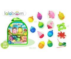 Lalaboom Educatieve kralen - boerderij (28 stuks)