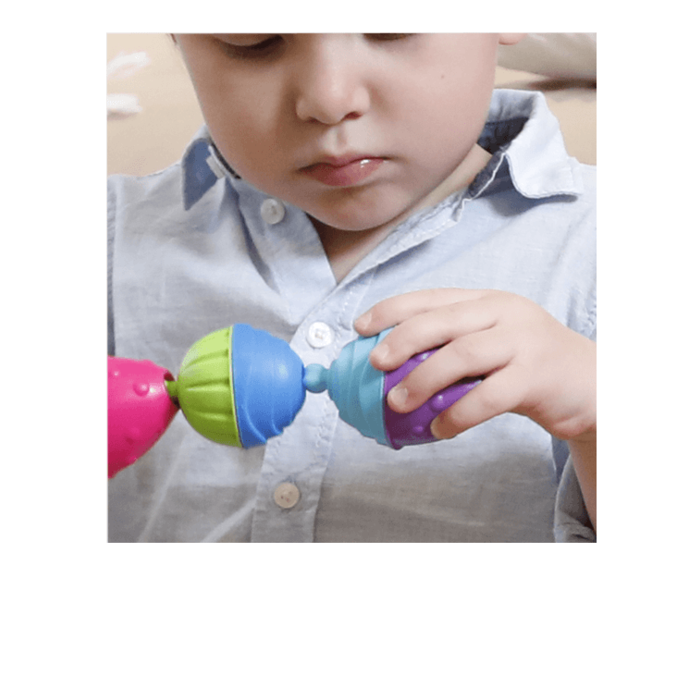 Lalaboom Educatieve kralen - boerderij cadeaudoos (25 stuks)