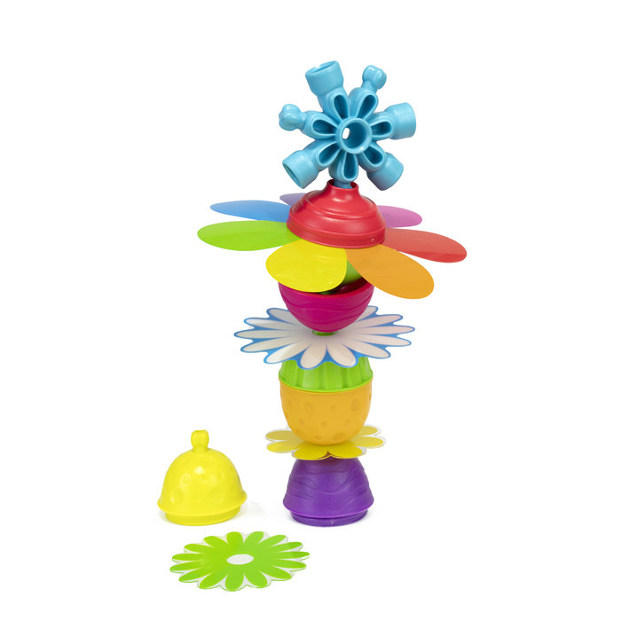 Lalaboom Educatieve kralen met bloemen (25 stuks)