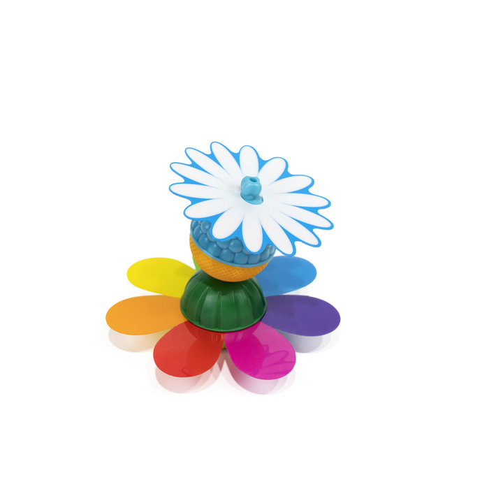 Lalaboom Educatieve kralen met bloemen (25 stuks)