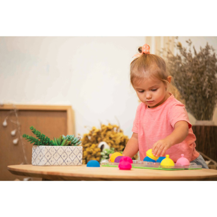 Lalaboom Educatieve kralen met bloemen (25 stuks)