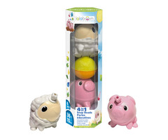 Lalaboom set boerderijdieren - schaap en varken (6stuks)