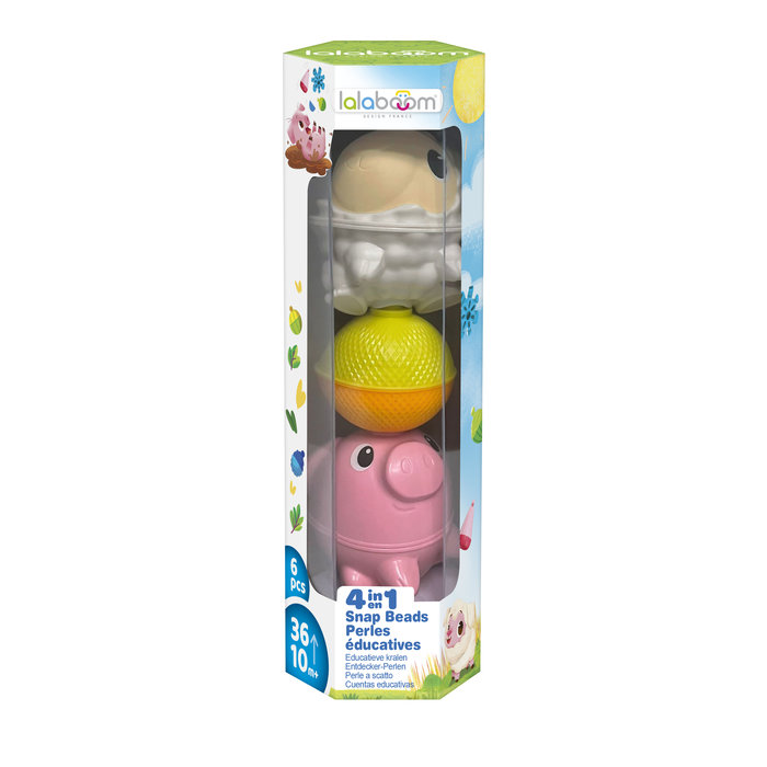 Lalaboom set boerderijdieren - schaap en varken (6stuks)