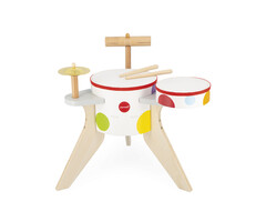 Janod Confetti  houten drumstel