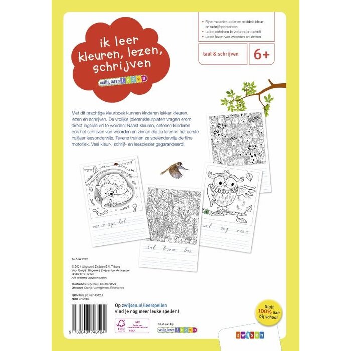 Zwijsen Veilig leren lezen - ik leer kleuren, lezen, schrijven