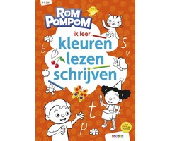 Rompompom Ik leer kleuren, lezen, schrijven