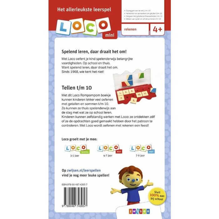 Loco Rompompom - ik leer tellen t/m 10 (mini)