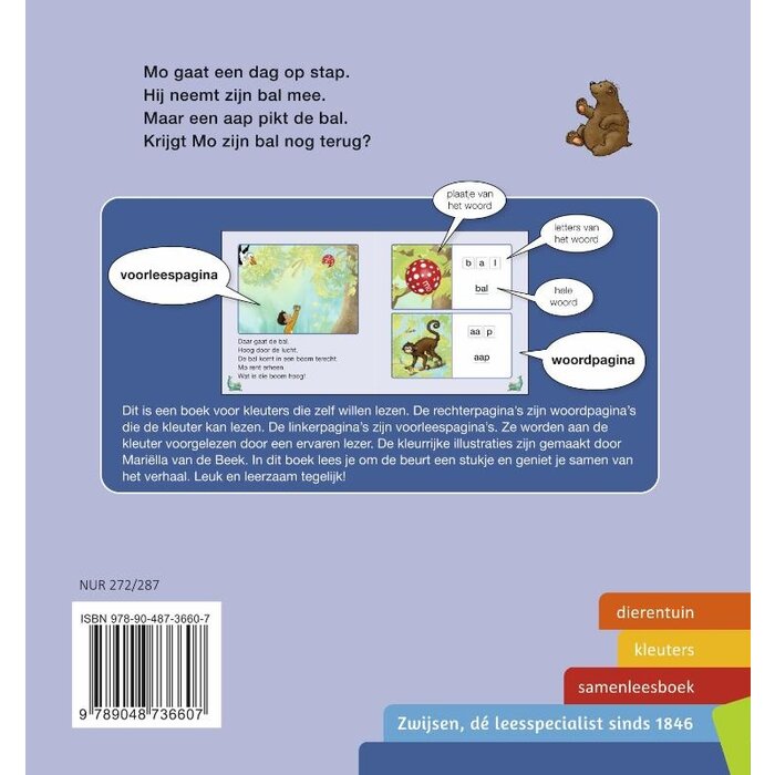 Zwijsen Kleuter samenleesboek - de bal van Mo