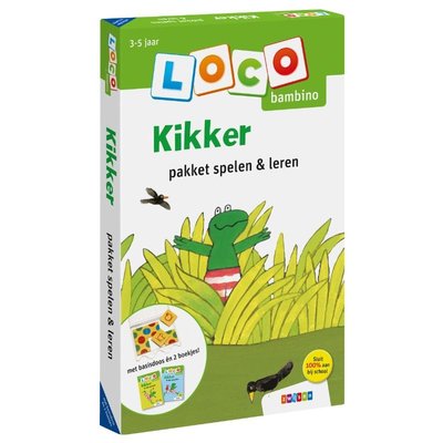 Loco Kikkerpakket - basisdoos en 2 boekjes - spelen en leren (bambino)