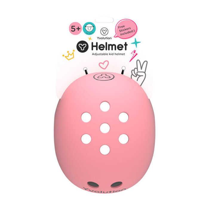 Yvolution Verstelbare Kinderhelm - Roze