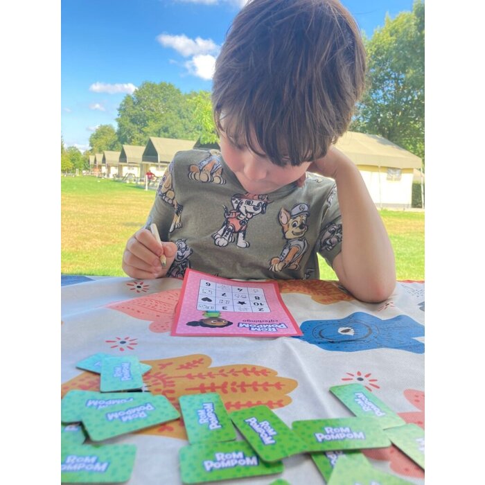 Rompompom Cijferbingo