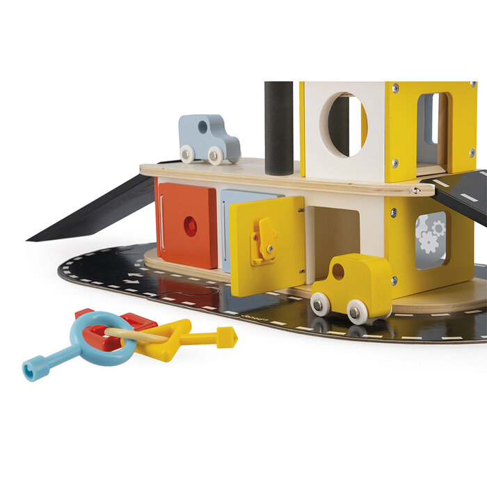 Janod Houten speelgoed - Garage