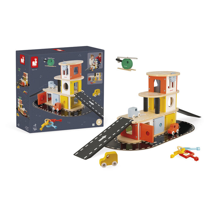 Janod Houten speelgoed - Garage