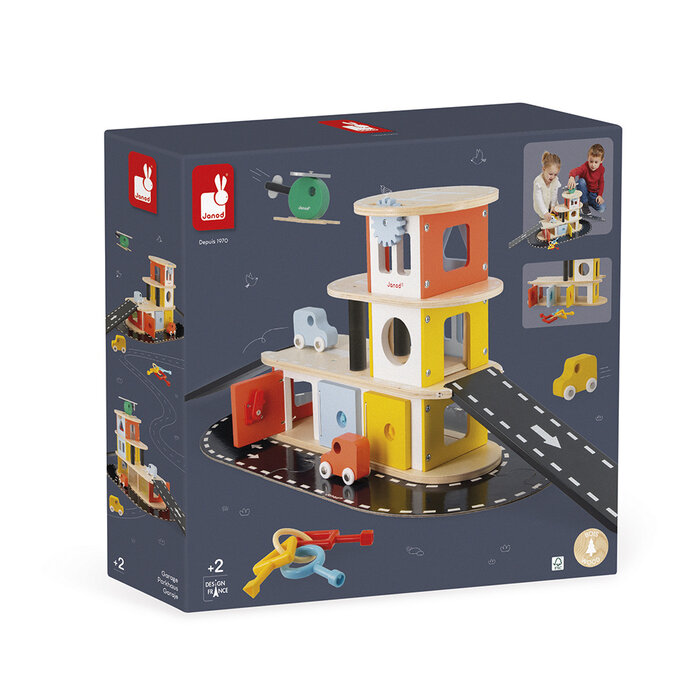 Janod Houten speelgoed - Garage