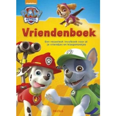 Deltas Vriendenboek - paw patrol