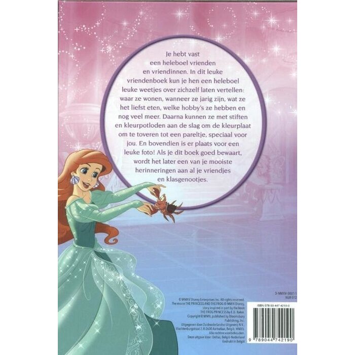 Deltas Vriendenboek - disney prinses