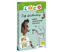 Loco Fiep Westendorp  pakket - basisdoos en 2 boekjes - spelen en tellen met dieren (bambino)