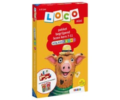 Loco Veilig Leren Lezen pakket - basisdoos en 2 boekjes - begrijpend lezen kern 7-11 (mini)