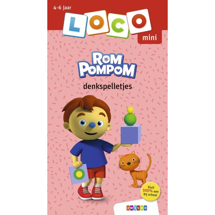 Loco Rompompom pakket - basisdoos en 2 boekjes - logisch denken (mini)