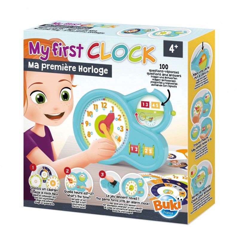 herwinnen applaus procent Buki, mijn eerste klok, spelenderwijs de klok leren, 4+, op voorraad -  Educatief Speelgoed