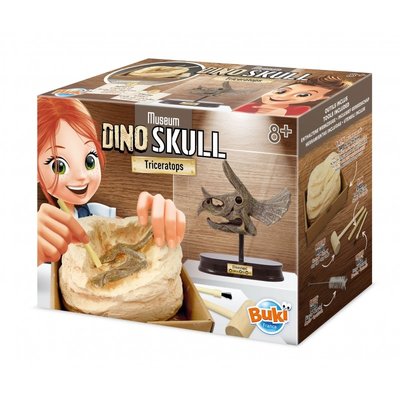 Buki Knutselpakket - Dinosaurusschedel - Triceratops opgraven
