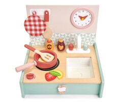 Tender Leaf Toys Houten speelgoed- keukentje (inschuifbaar)