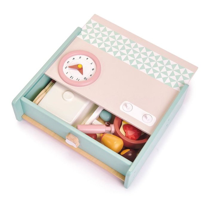 Tender Leaf Toys Houten speelgoed- keukentje (inschuifbaar)
