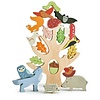 Tender Leaf Toys Houten speelgoed - balans/evenwichtsspel - stapelboom bosdieren