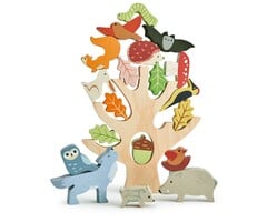 Tender Leaf Houten speelgoed - balans/evenwichtsspel - stapelboom bosdieren
