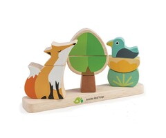 Tender Leaf Toys Houten speelgoed - magnetische stapelaar - vos