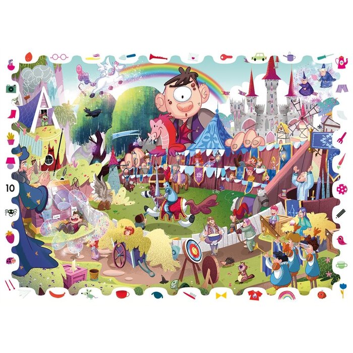 Ludattica Detective puzzel - fantasie (108 stukjes)