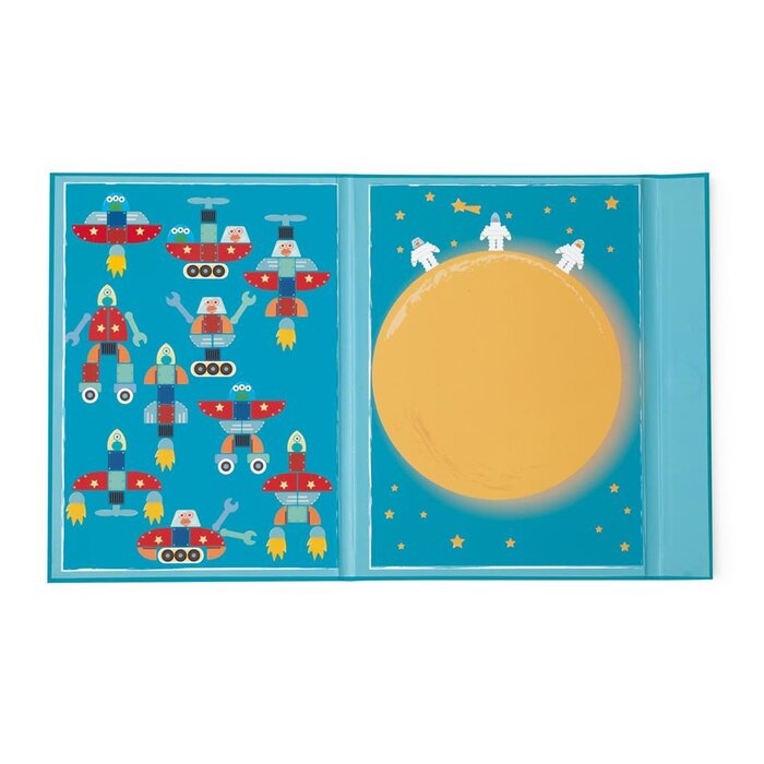 Scratch Magneetpuzzel/boek - mix & match ruimte avontuur